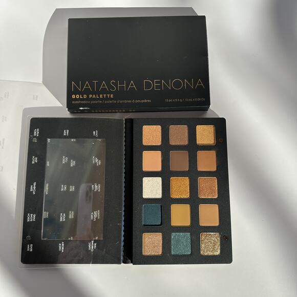 Natasha Denona Gold Palette Original Large Pan Version 15 Shades Brand New - Picture 4 of 16